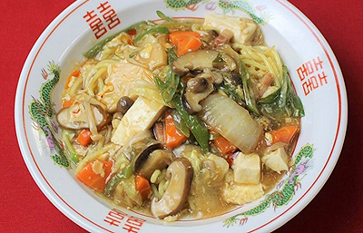 野菜たっぷり酸辣湯麺